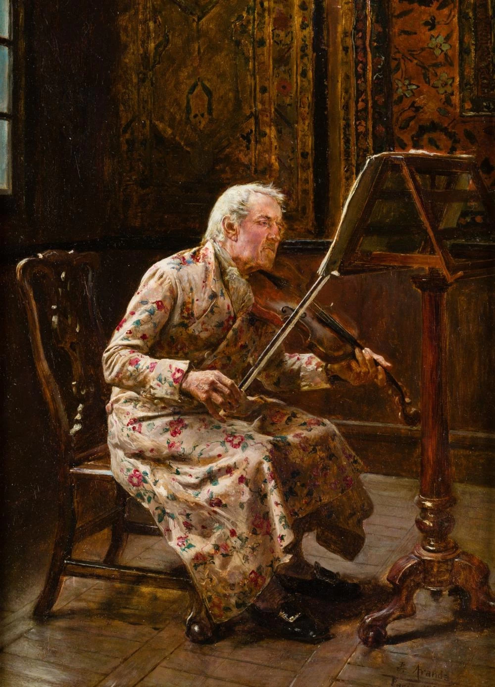 Il violinista, 1887